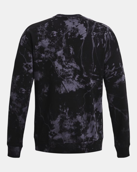 เสื้อคอกลม Project Rock Rival Fleece Disrupt Printed สำหรับผู้ชาย in Black image number 5